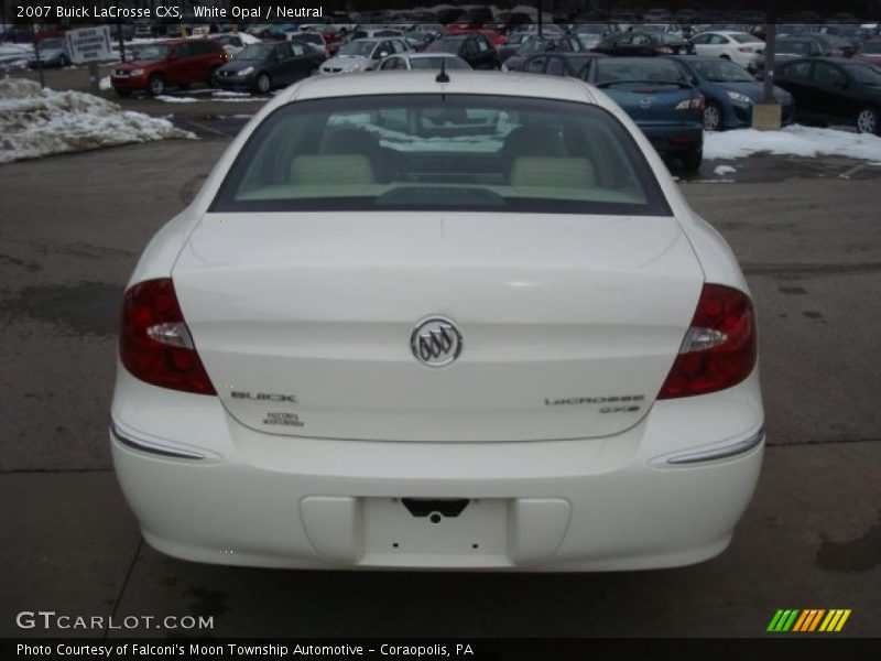 White Opal / Neutral 2007 Buick LaCrosse CXS