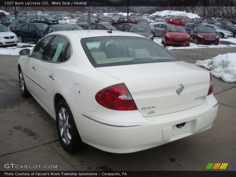 White Opal / Neutral 2007 Buick LaCrosse CXS