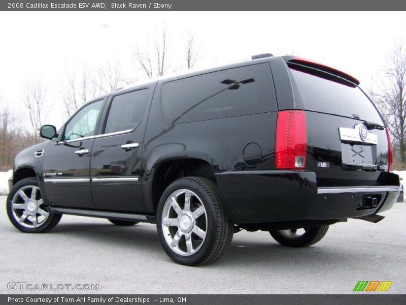 Black Raven / Ebony 2008 Cadillac Escalade ESV AWD