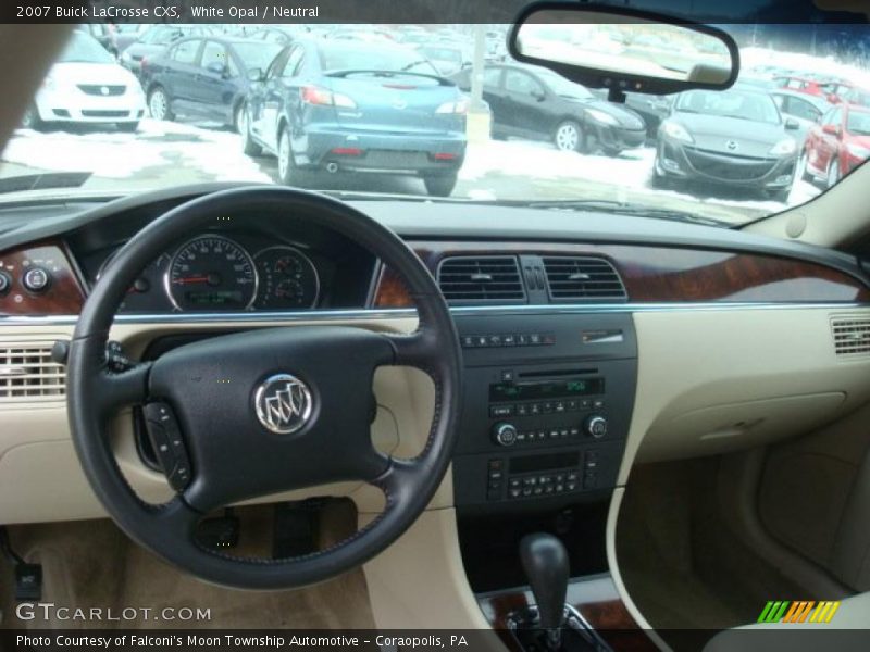 White Opal / Neutral 2007 Buick LaCrosse CXS
