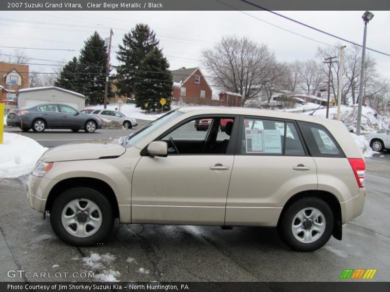 Clear Beige Metallic / Black 2007 Suzuki Grand Vitara