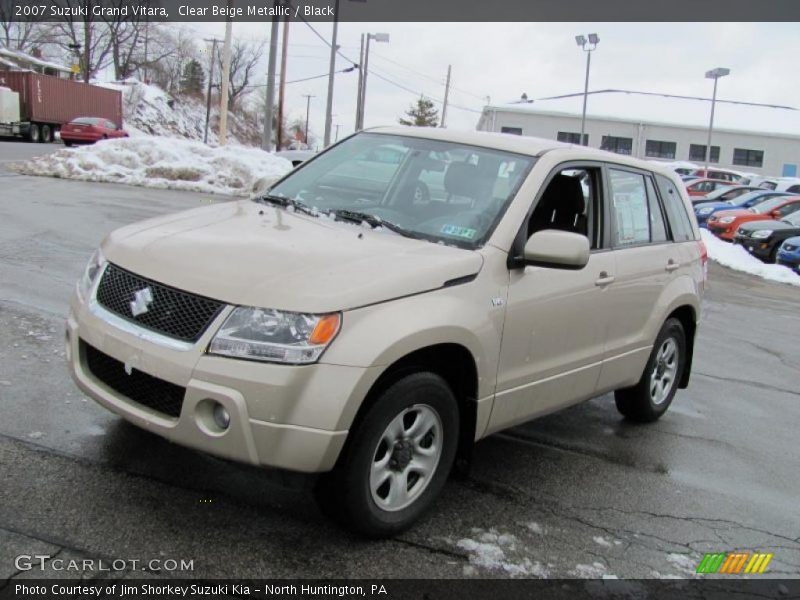 Clear Beige Metallic / Black 2007 Suzuki Grand Vitara