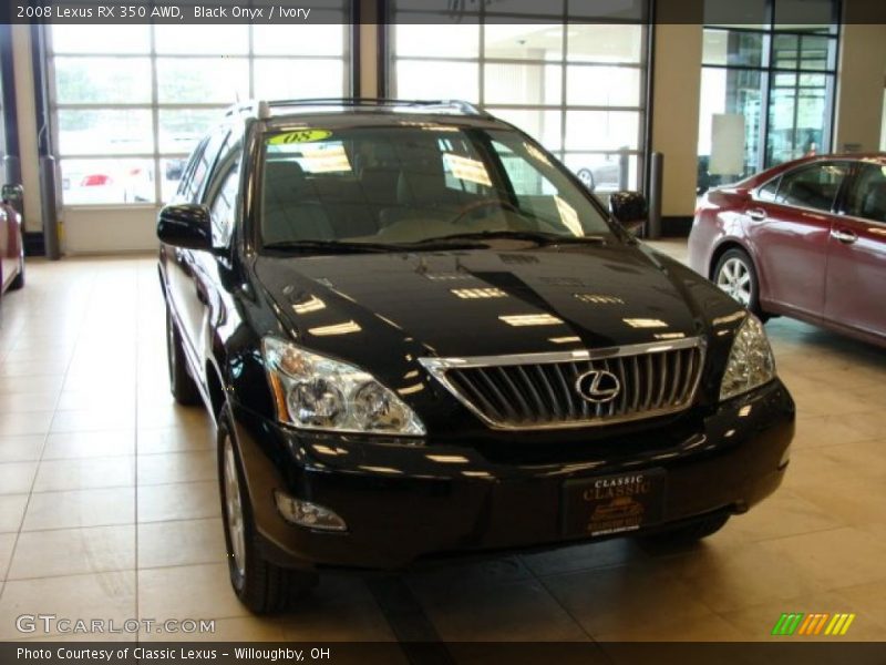 Black Onyx / Ivory 2008 Lexus RX 350 AWD