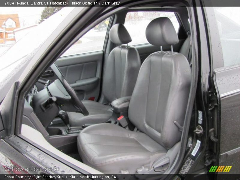 Black Obsidian / Dark Gray 2004 Hyundai Elantra GT Hatchback