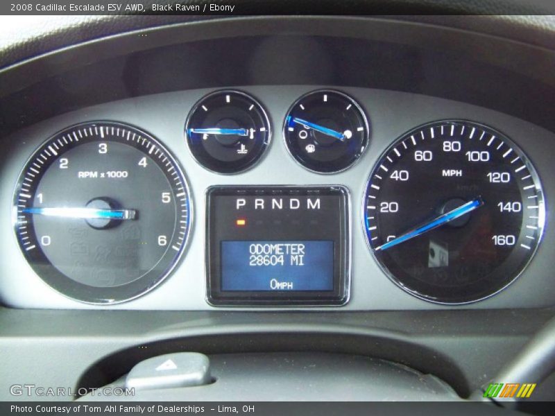 Black Raven / Ebony 2008 Cadillac Escalade ESV AWD