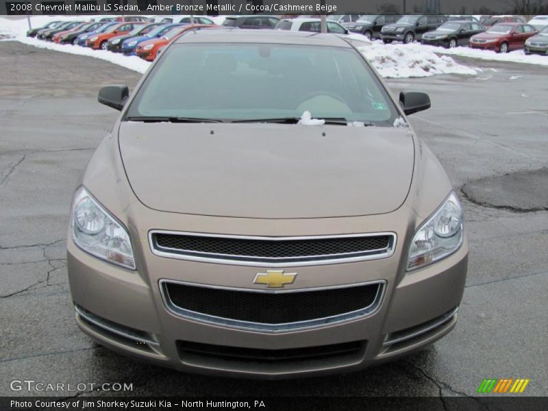 Amber Bronze Metallic / Cocoa/Cashmere Beige 2008 Chevrolet Malibu LS Sedan
