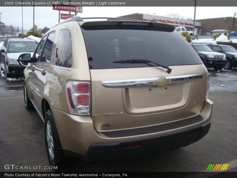 Sandstone Metallic / Light Cashmere 2005 Chevrolet Equinox LS AWD