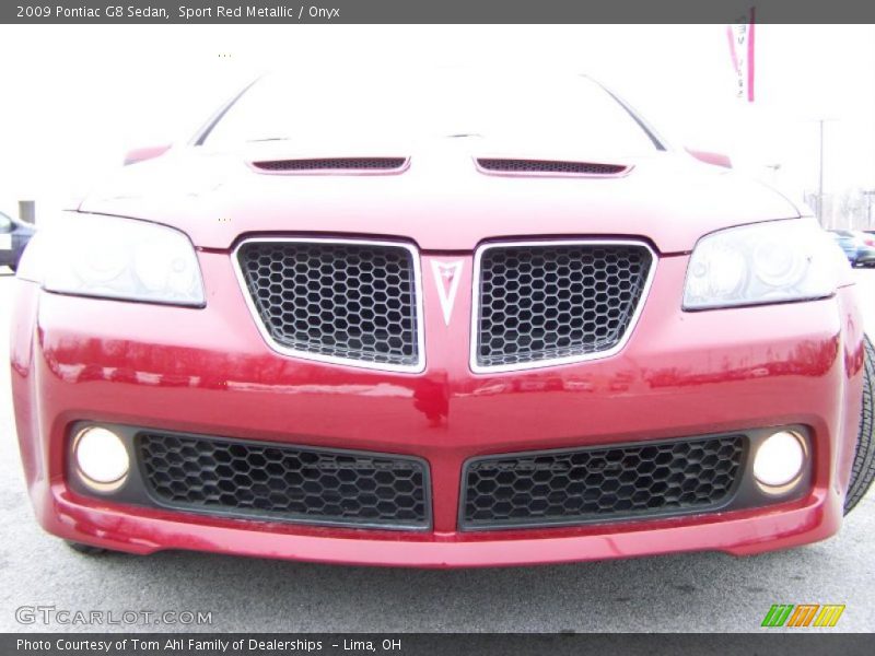 Sport Red Metallic / Onyx 2009 Pontiac G8 Sedan