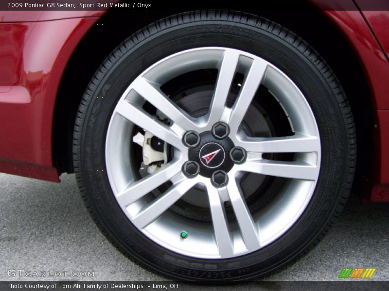 Sport Red Metallic / Onyx 2009 Pontiac G8 Sedan