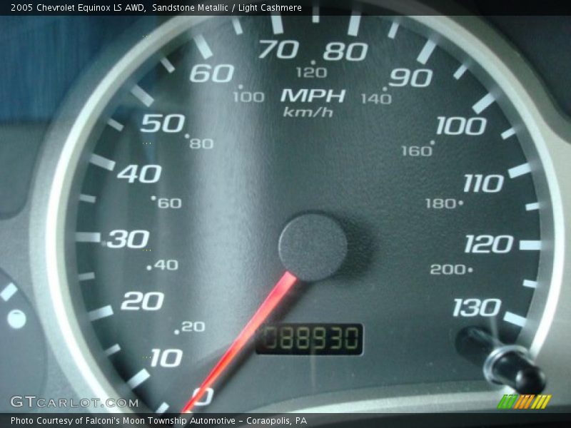 Sandstone Metallic / Light Cashmere 2005 Chevrolet Equinox LS AWD