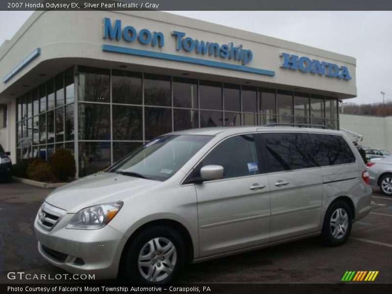 Silver Pearl Metallic / Gray 2007 Honda Odyssey EX