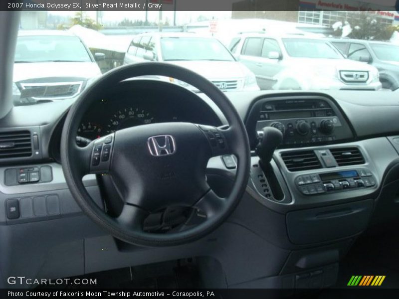 Silver Pearl Metallic / Gray 2007 Honda Odyssey EX