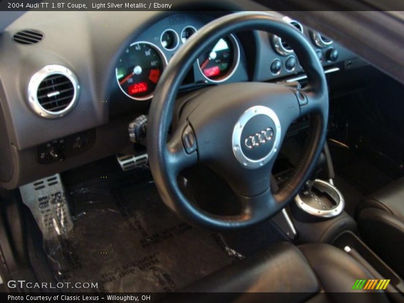 Light Silver Metallic / Ebony 2004 Audi TT 1.8T Coupe