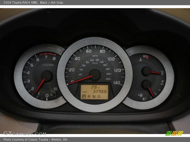 Black / Ash Gray 2009 Toyota RAV4 4WD
