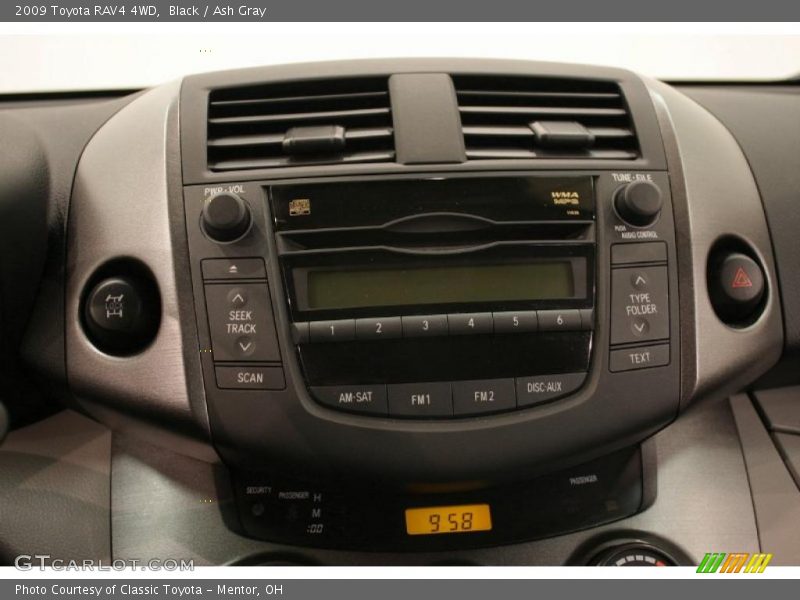 Black / Ash Gray 2009 Toyota RAV4 4WD