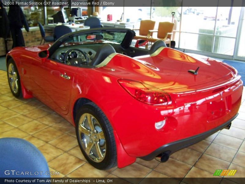 Aggressive Red / Ebony 2008 Pontiac Solstice GXP Roadster