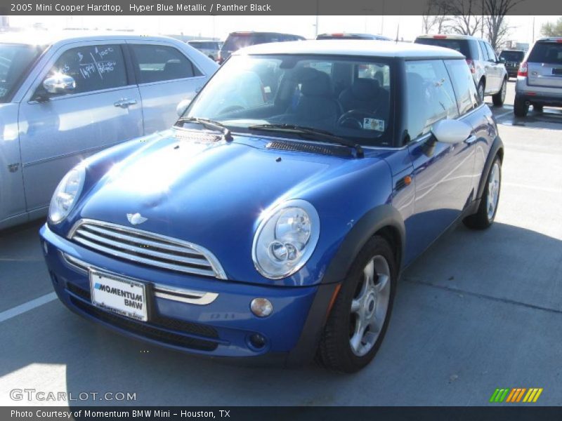 Hyper Blue Metallic / Panther Black 2005 Mini Cooper Hardtop
