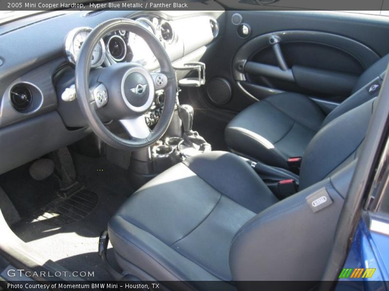 Hyper Blue Metallic / Panther Black 2005 Mini Cooper Hardtop