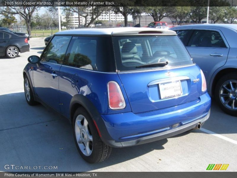 Hyper Blue Metallic / Panther Black 2005 Mini Cooper Hardtop