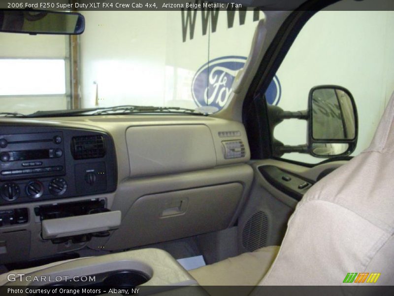 Arizona Beige Metallic / Tan 2006 Ford F250 Super Duty XLT FX4 Crew Cab 4x4
