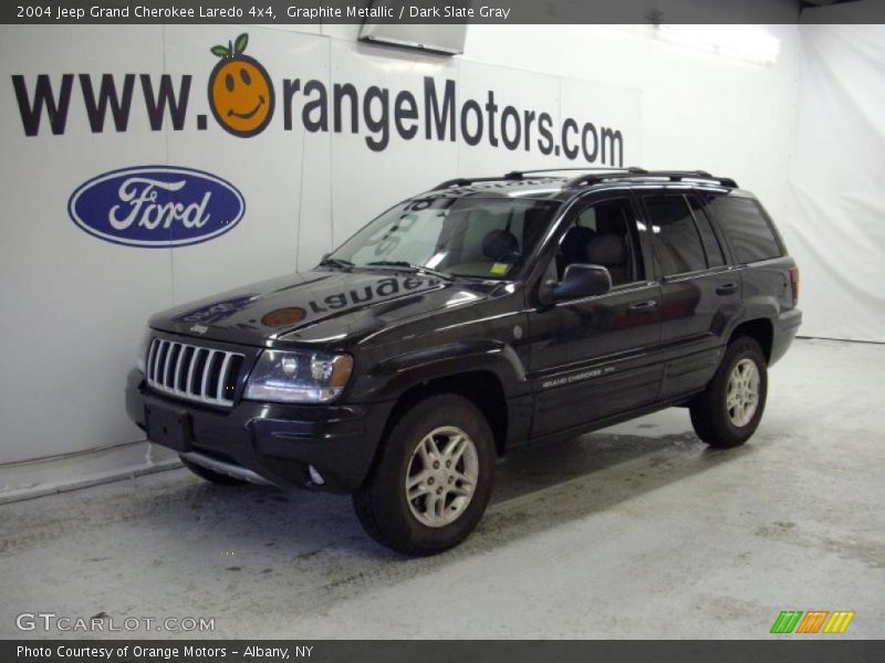 Graphite Metallic / Dark Slate Gray 2004 Jeep Grand Cherokee Laredo 4x4