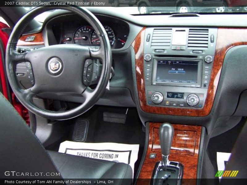 Crystal Red Tintcoat / Ebony 2007 Cadillac DTS Sedan