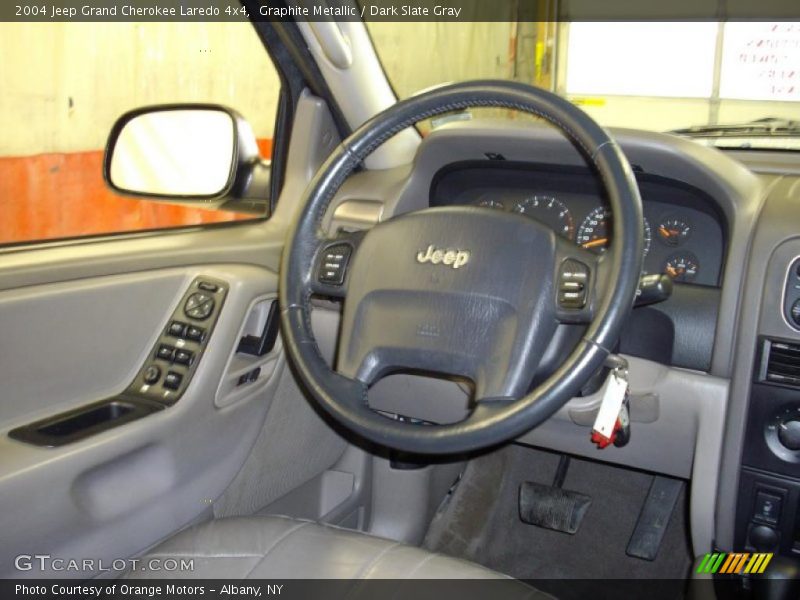 Graphite Metallic / Dark Slate Gray 2004 Jeep Grand Cherokee Laredo 4x4