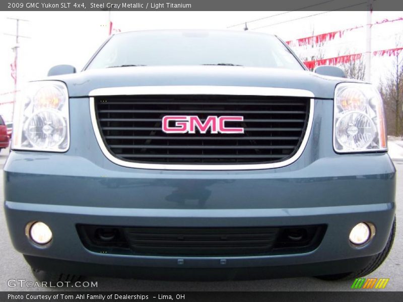 Steel Gray Metallic / Light Titanium 2009 GMC Yukon SLT 4x4