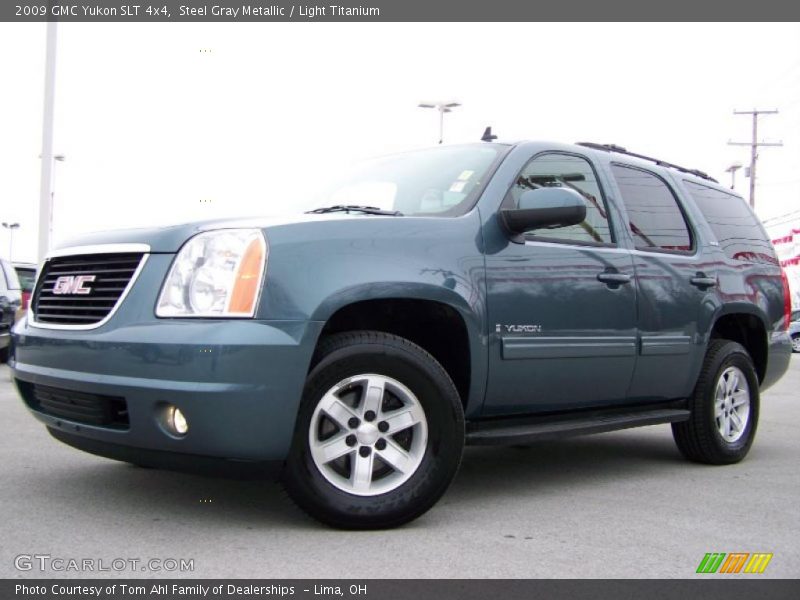 Steel Gray Metallic / Light Titanium 2009 GMC Yukon SLT 4x4