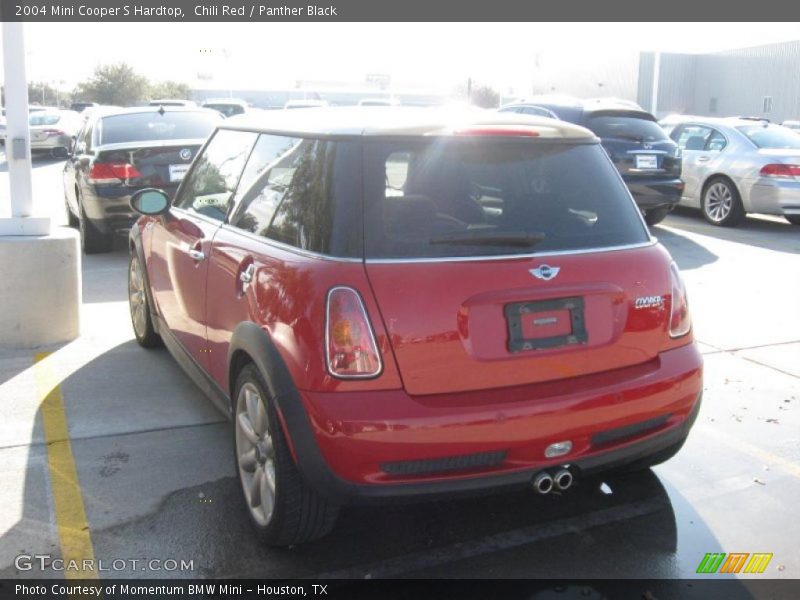 Chili Red / Panther Black 2004 Mini Cooper S Hardtop