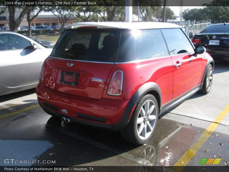 Chili Red / Panther Black 2004 Mini Cooper S Hardtop