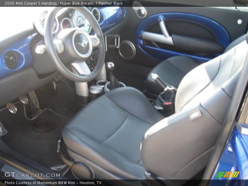 Hyper Blue Metallic / Panther Black 2005 Mini Cooper S Hardtop