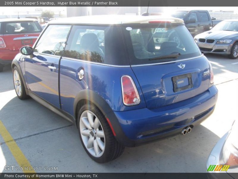 Hyper Blue Metallic / Panther Black 2005 Mini Cooper S Hardtop