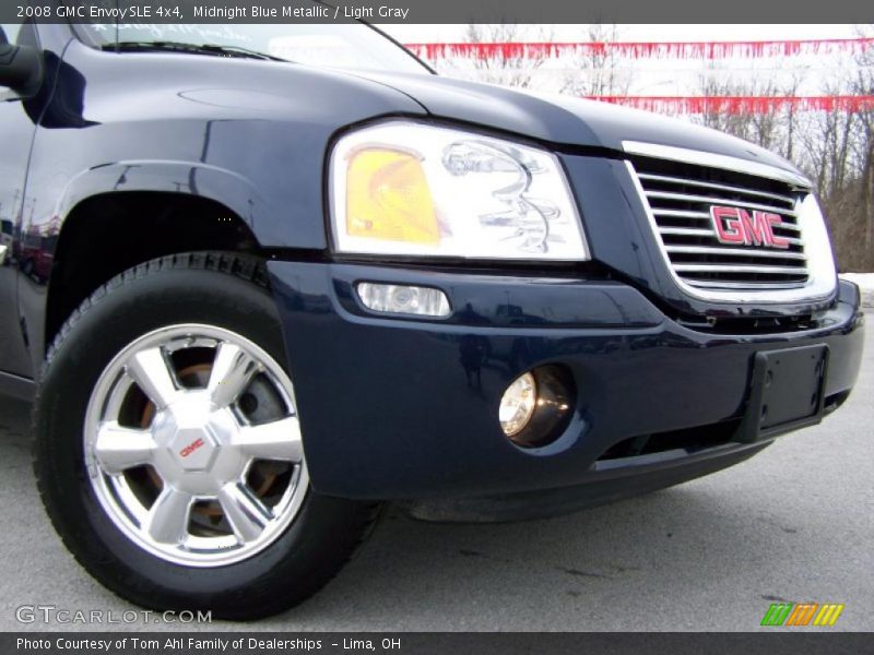 Midnight Blue Metallic / Light Gray 2008 GMC Envoy SLE 4x4