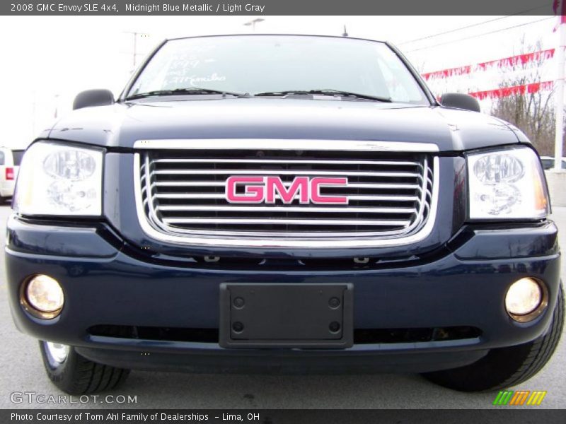 Midnight Blue Metallic / Light Gray 2008 GMC Envoy SLE 4x4