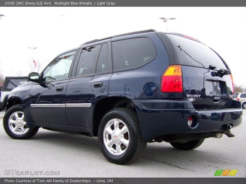 Midnight Blue Metallic / Light Gray 2008 GMC Envoy SLE 4x4
