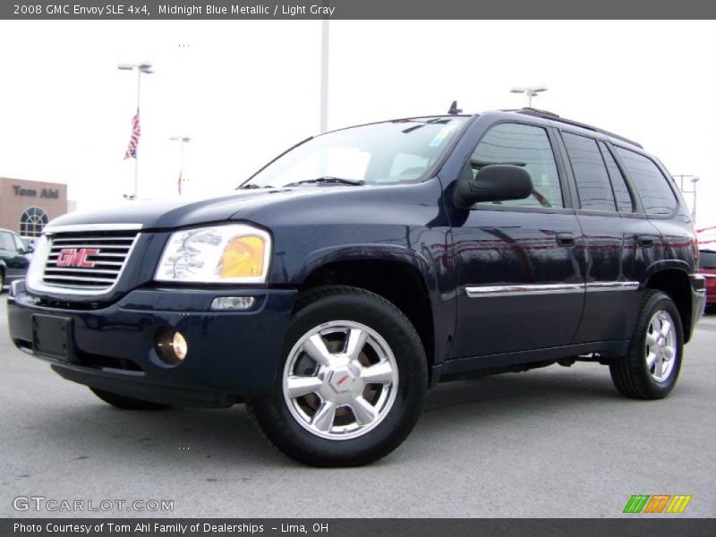 Midnight Blue Metallic / Light Gray 2008 GMC Envoy SLE 4x4