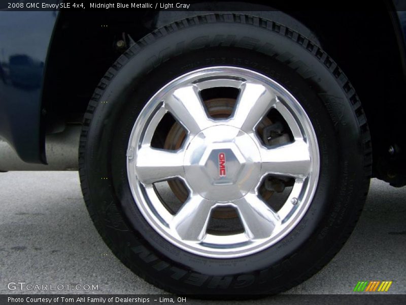 Midnight Blue Metallic / Light Gray 2008 GMC Envoy SLE 4x4