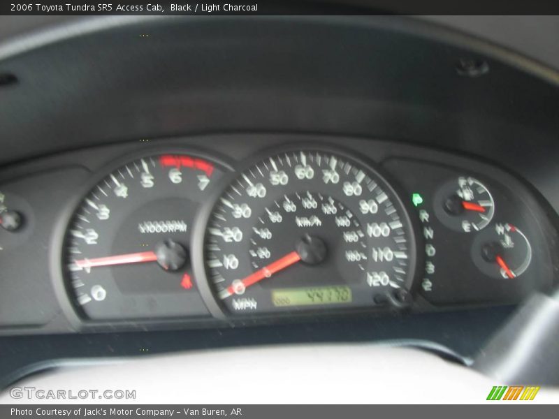 Black / Light Charcoal 2006 Toyota Tundra SR5 Access Cab
