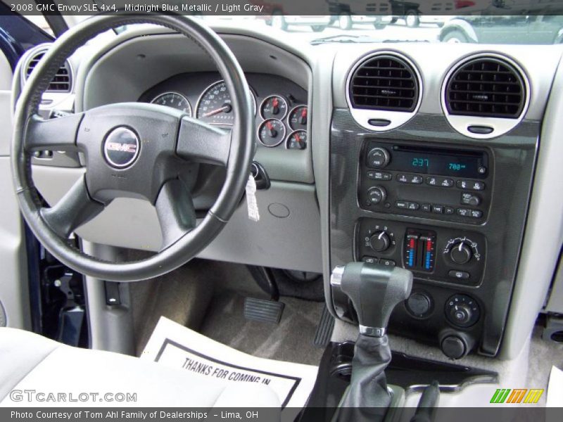 Midnight Blue Metallic / Light Gray 2008 GMC Envoy SLE 4x4
