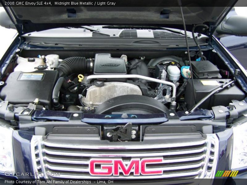 Midnight Blue Metallic / Light Gray 2008 GMC Envoy SLE 4x4