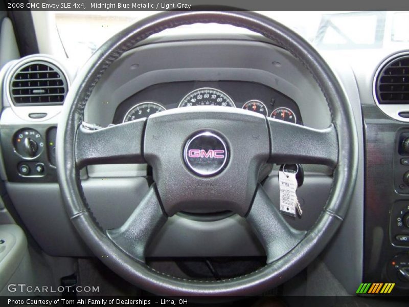 Midnight Blue Metallic / Light Gray 2008 GMC Envoy SLE 4x4