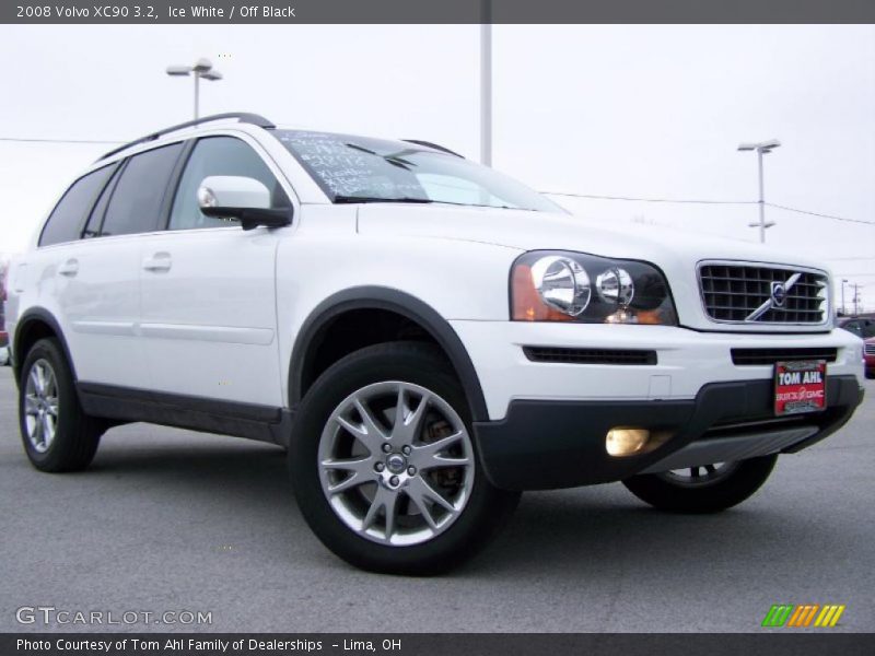 Ice White / Off Black 2008 Volvo XC90 3.2