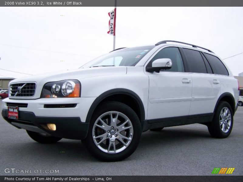Ice White / Off Black 2008 Volvo XC90 3.2