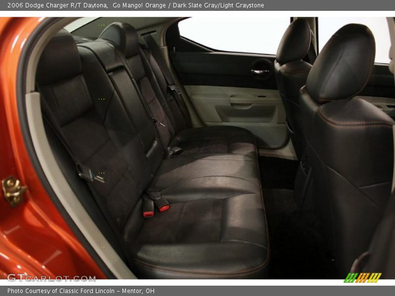 Go Mango! Orange / Dark Slate Gray/Light Graystone 2006 Dodge Charger R/T Daytona