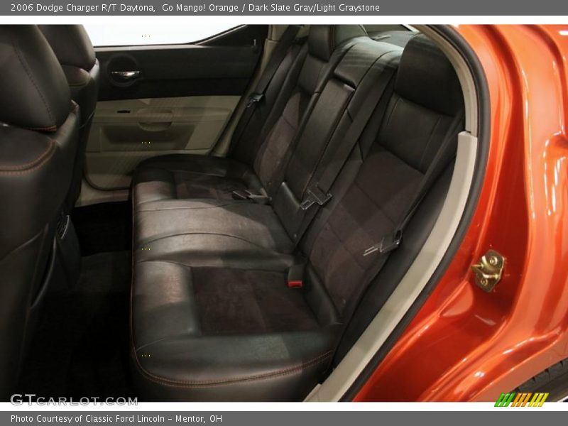 Go Mango! Orange / Dark Slate Gray/Light Graystone 2006 Dodge Charger R/T Daytona