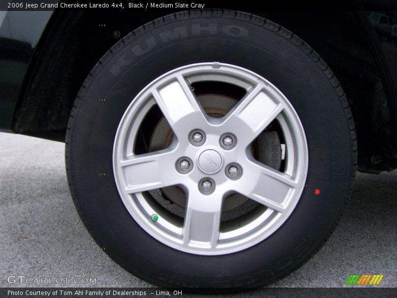 Black / Medium Slate Gray 2006 Jeep Grand Cherokee Laredo 4x4