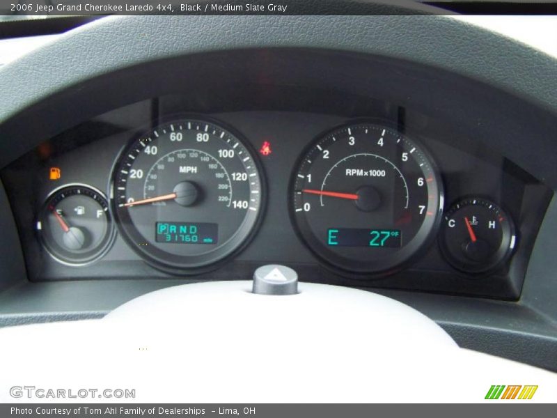 Black / Medium Slate Gray 2006 Jeep Grand Cherokee Laredo 4x4