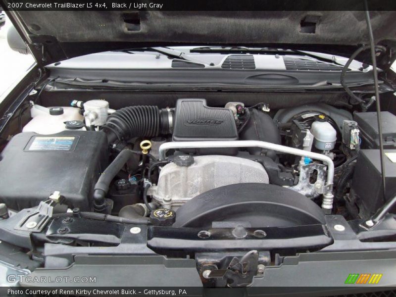 Black / Light Gray 2007 Chevrolet TrailBlazer LS 4x4