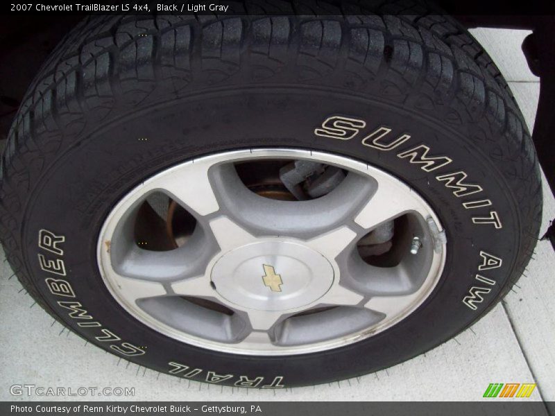 Black / Light Gray 2007 Chevrolet TrailBlazer LS 4x4